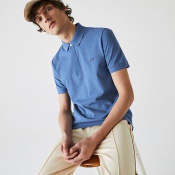 Lacoste Regular Fit Paris Polo Pánské - Polo Blankyt | CZ-PPqdgc